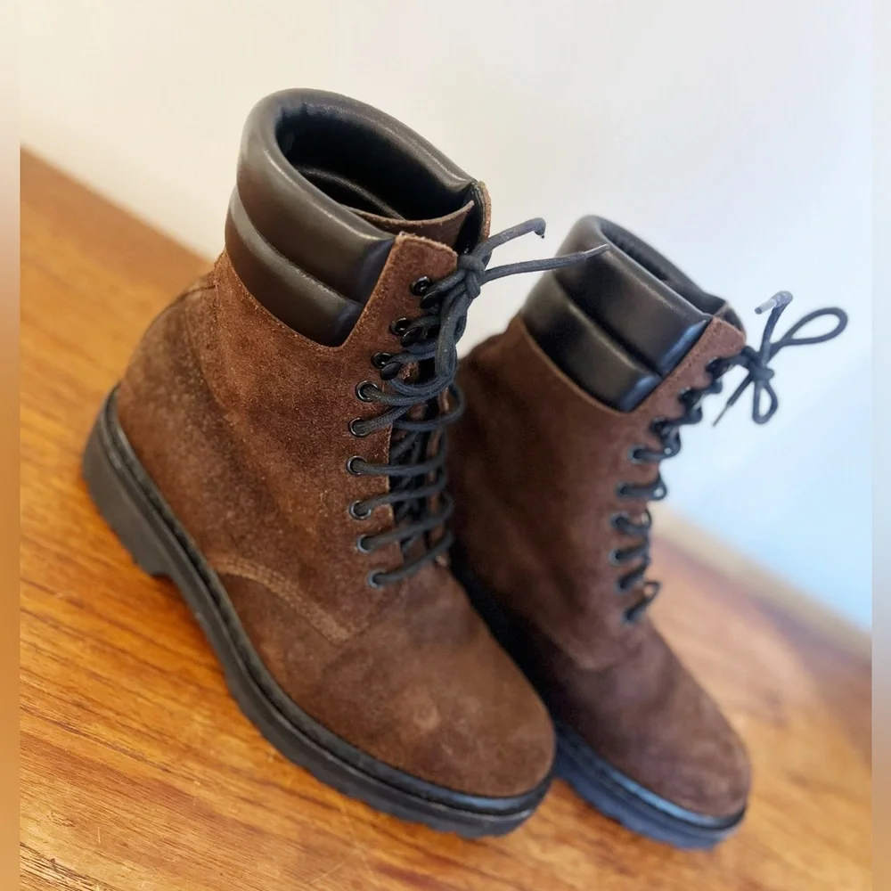 YVES SAINT LAURENT COMMANDO BOOT - Picture 5 of 14